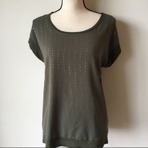 Apt. 9 Green Shirt Size Small